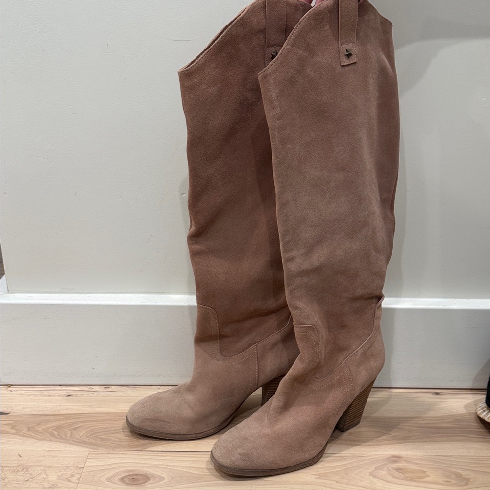 Free People Brown Over the Knee Boots